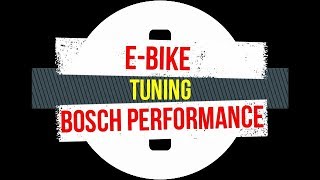 EBike Tuning Bosch Performance ganz leicht selbst gemacht 0 Euro [upl. by Ariamoy895]