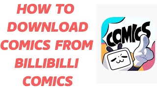 How To Download Comics On BillliBilli Comics  Download Comics On BillliBilli Comics [upl. by Giamo]