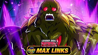 ONE OF THE BEST F2P UNITS EVER LEVEL 10 LINKS 100 LR BIO BROLY DBZ Dokkan Battle [upl. by Anoo]