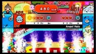 太鼓の達人Wii超ごうか版 Angel Halo むずかしい 【譜面確認用】 [upl. by Ahsiemac]