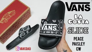 VANS La Costa Slides Peace Paisley [upl. by Arleyne]