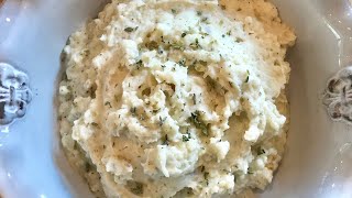 GARLIC MASHED POTATOES 🌿 🥔 [upl. by Natrav]