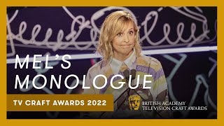 Mel Giedroyc delivers a hilarious opening speech  BAFTA TV Craft Awards 2022 [upl. by Nellak934]