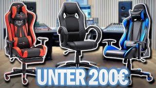 Beste GAMINGSTÜHLE UNTER 200€  Top 3 Gamingsessel unter 200Euro [upl. by Ashely]