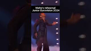 🇲🇹 Maltas rehearsal on Junior Eurovision 2024 Ramires Sciberras  Stilla Ċkejkna [upl. by Junina]