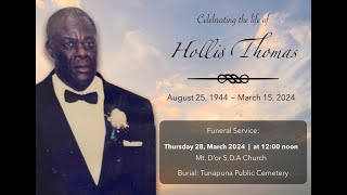 Celebrating the Life of Hollis Thomas [upl. by Noillimaxam]