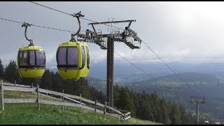 Die Belchenseilbahn in Aitern 8MGD  Leitner am 26042018 [upl. by Wehttan]