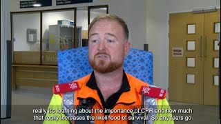 Sut achubodd CPR fywyd yn Nhwnnel ❤️🚑 Conwy  Dysgwch CPR heddiw [upl. by Anasus]