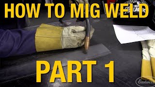 How To MIG Weld MIG Welding Basics Demo Part 1  Eastwood [upl. by Slavic]