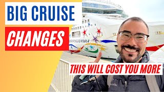 BIG PRICE and SERVICE CHANGES Coming to NCL Cruises in 2023 [upl. by Yetty127]