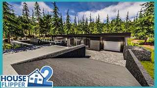 House Flipper 2  Modern Luxury Home  Sandbox Mode  Build and Tour [upl. by Adnamahs381]