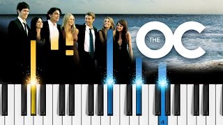 Phantom Planet  California The OC theme song  Piano Tutorial  How to play California on piano [upl. by Danas]