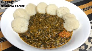 How to make FUMBWA congolese recipe  Recette de Fumbwa  CookwithNahima [upl. by Fablan]