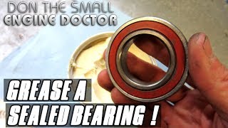 HOWTO Grease A Sealed Bearing [upl. by Bocoj426]