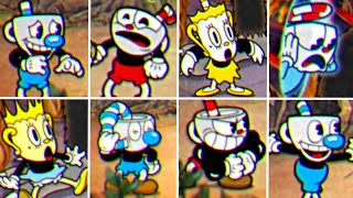 Cuphead  DLC  All Characters Intros [upl. by Noseaj]