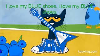 Pete the cat  I love my white shoes  with subtitles [upl. by Gensmer]