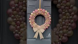 DIY Christmas Wreath diychristmasdecoration diychristmasornaments diychristmasdecor [upl. by Muslim]