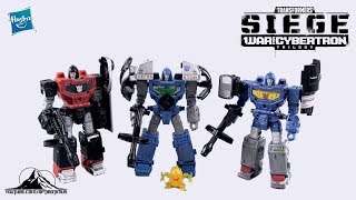 Transformers Siege REFRAKTOR RECONNAISSANCE TEAM 3PACK Video Review [upl. by Sherburne]