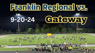 Franklin Regional vs Gateway  Marching Band 2024 [upl. by Akceber]