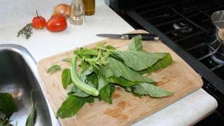 How To Make Jamaican Callaloo With Saltfish [upl. by Naej]