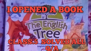 I Opened a Book poem Class5 QA  I Opened a Book poem Class5 QA The English Tree Book [upl. by Hegyera]