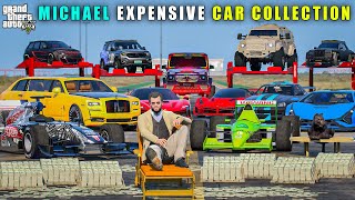 GTA 5  MICHAEL PRESIDENTS SPECIAL CAR COLLECTION  BB GAMING [upl. by Eimoan753]