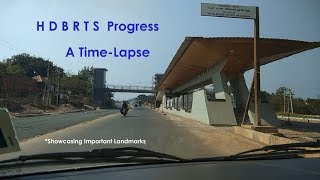 Hubli Dharwad BRTS HDBRTS  Progress [upl. by Freiman]