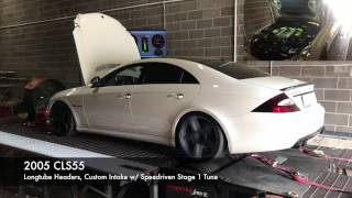 CLS 55 Supercharged Dyno [upl. by Ataner]