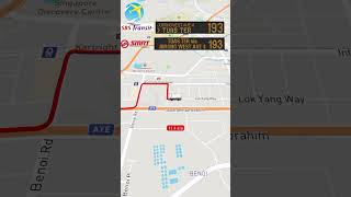 SBSTSMRT Svc 193 Route Hyperlapse bus singapore sbstransit smrt sgbus [upl. by Brouwer]