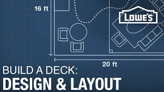 How To Build a Deck  Design amp Layout 1 of 5 [upl. by Nyrrat]