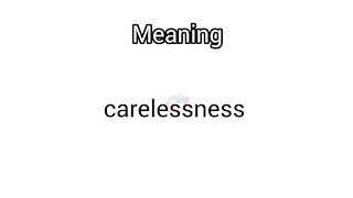 carelessness meaning in English amp Telugu Googul Dictionary dictionary meanings telugu english [upl. by Aivalf]