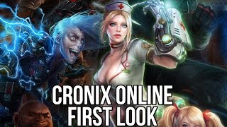 Cronix Online Free Action Arena Game Watcha Playin Gameplay First Look [upl. by Walke]