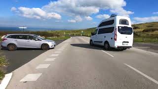 Ride from Calais Ferry Terminal to Boulogne surMer  Rear camera [upl. by Sigvard969]