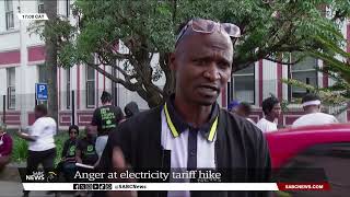 Buffalo City Metro residents up in arms over electricity tariff hikes [upl. by Lyford396]