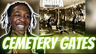 FIRST TIME HEARING Pantera  Cemetery Gates Official Music Video  REACTION [upl. by Irdua]