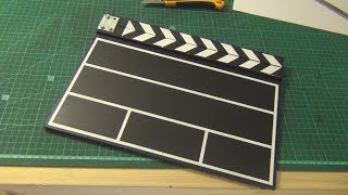 🎬 Making a Real Clapperboard [upl. by Wat]