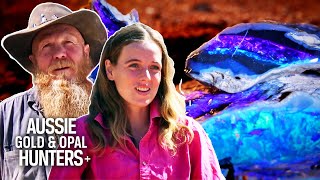 The Bushmen amp Their New Partner Discover 10000 Worth Of Seam Opal  Outback Opal Hunters [upl. by Faxan600]