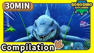 GOGODINO EXPLORERS【3335】 Compilation  Dinosaur  Kids Cartoon  Toys  Animals Videos  Season 4 [upl. by Runkel]