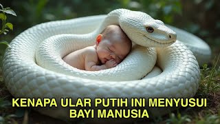 Kenapa Ular Putih Ini Menyusui Dan merawat Bayi Manusia [upl. by Corene548]