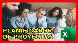 👉PLANIFICADOR de PROYECTOS en EXCEL 💚 [upl. by Fadil]