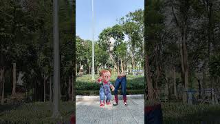 SpiderMan angered Chucky and his leg was cut off spideylife [upl. by Fredericka]