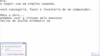 COMO FAZER O INVENTÁRIO DO COMPUTADOR [upl. by Gefen]