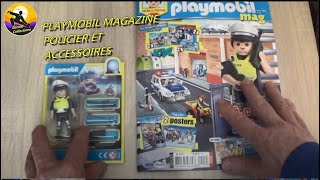 PLAYMOBIL MAGAZINE POLICIER ET ACCESSOIRES [upl. by Toddie]