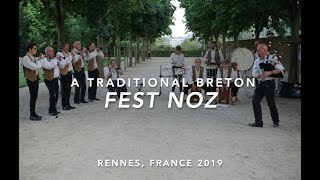 Fest Noz traditional Breton festival in Rennes France [upl. by Dominic]