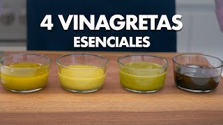 4 vinagretas esenciales ¡ideales para transformar tus ensaladas [upl. by Carlile959]