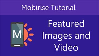 Mobirise Featured Images amp Video  Video 5 of 27 [upl. by Huppert924]