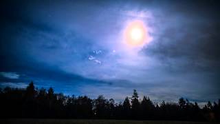 Moon at night in time lapse photography [upl. by Ander]