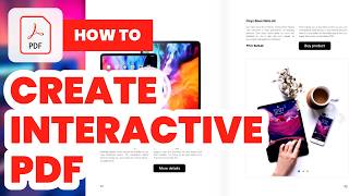 How to Create Interactive PDF 2024  Complete Tutorial [upl. by Nnylanna660]
