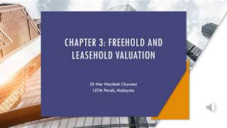 An introduction to freehold interest valuation [upl. by Stewart479]