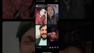 sinta bhai instagram live with girlfriend ❤❤ and friends 👭👬 🤣🙃🤣 bakchodi libertad [upl. by Metzgar]